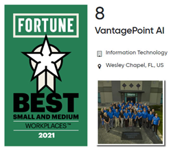 Thumb image for Vantagepoint AI Named a Top Workplace in the U.S. By Fortune Magazine