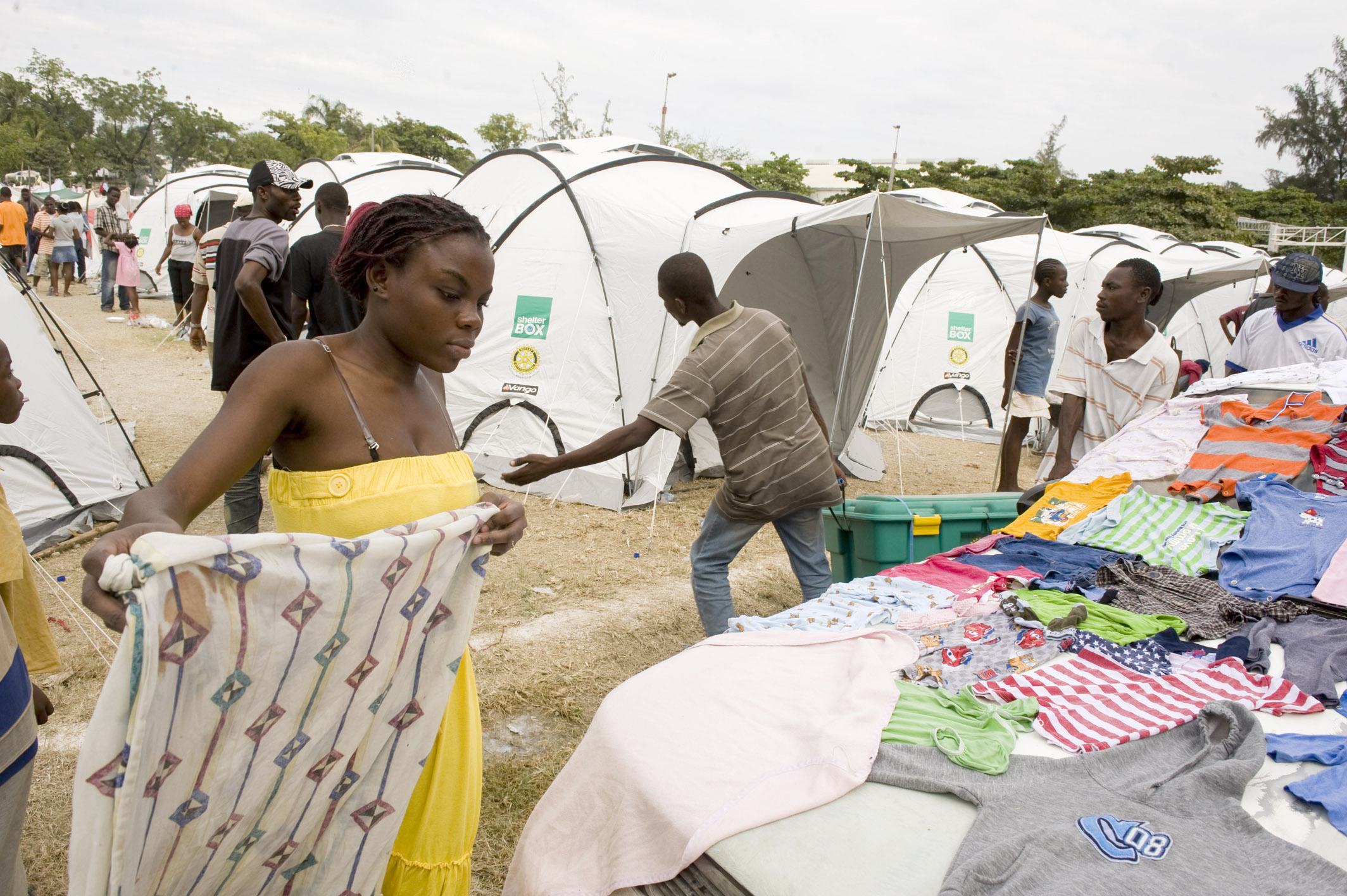 ShelterBox response in the aftermath of the 2010 Haiti earthquake.