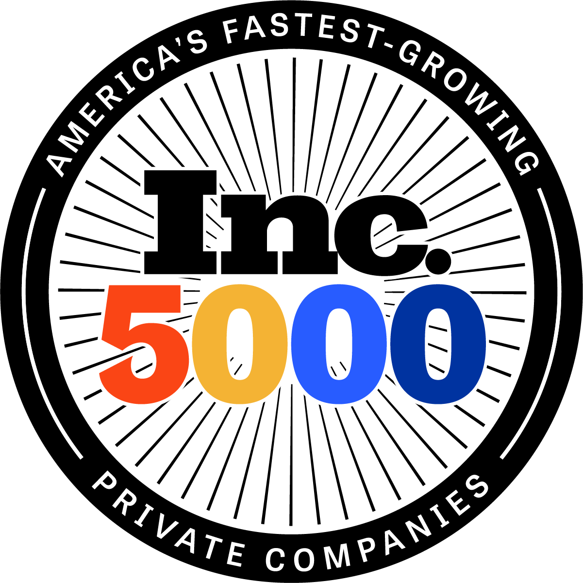 Inc 5000 medallion logo