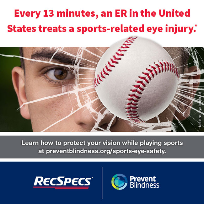 Prevent Blindness declares September as Sports Eye Safety Month to help provide tips on the best ways to avoid eye injuries.