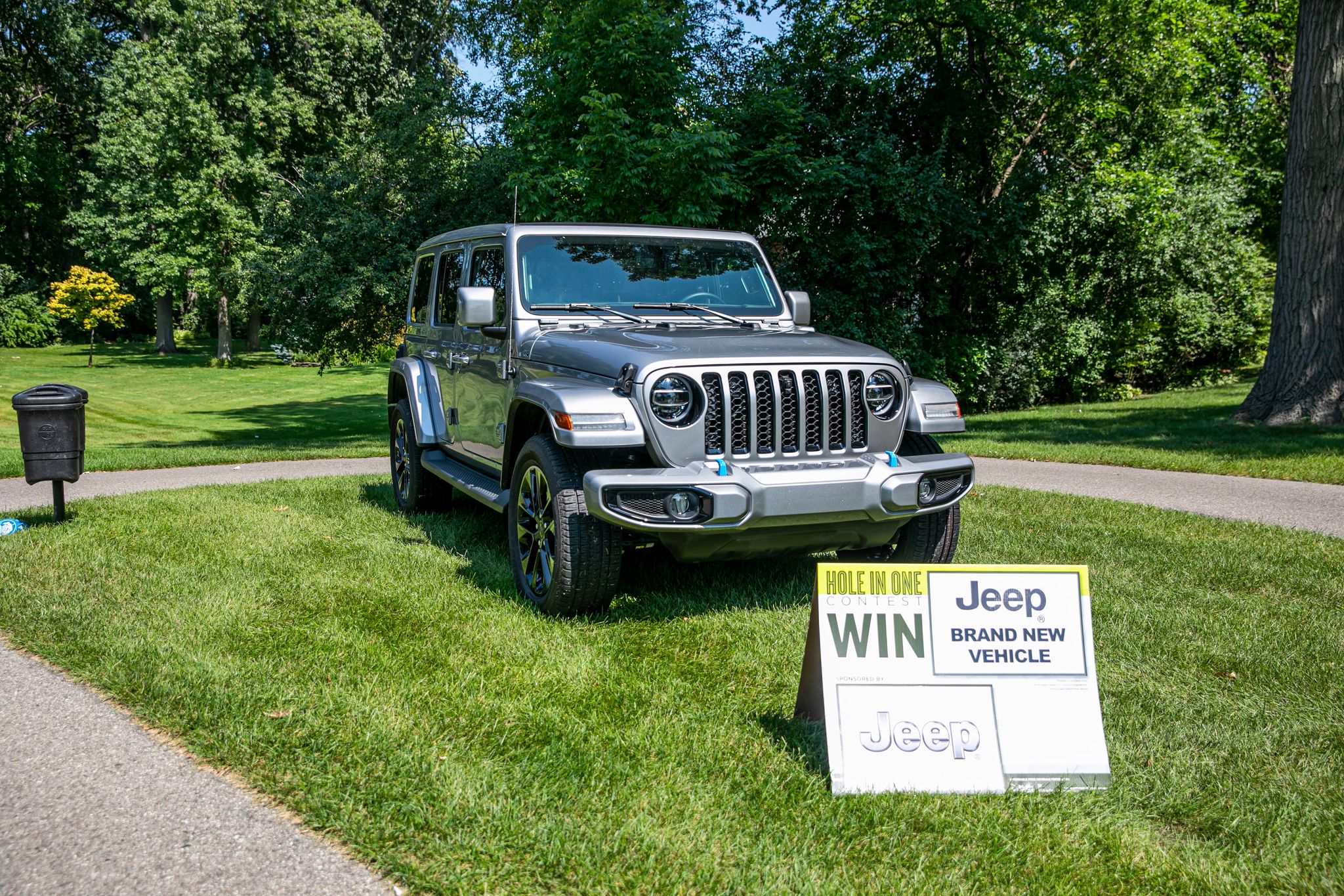 The Hole-In-One JEEP Commander at the 11th annual Jalen Rose Golf Classic, A PGD Global Production at Detroit Golf Club.