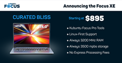 The Kubuntu Focus XE Is Now Available at $895