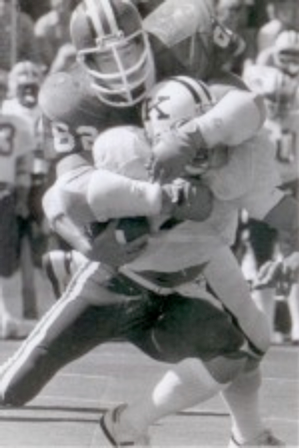 Tallen was a star defensive player for Coach Lee Corso, a three-year football letterman, middle linebacker, and Hoosier’s co-captain in 1979 and 1980 when the 15th nationally ranked Hoosiers won the H