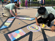 Stories from Our Community: The Art of Protest - chalk version made by visitors at The Children's Museum of Indianapolis