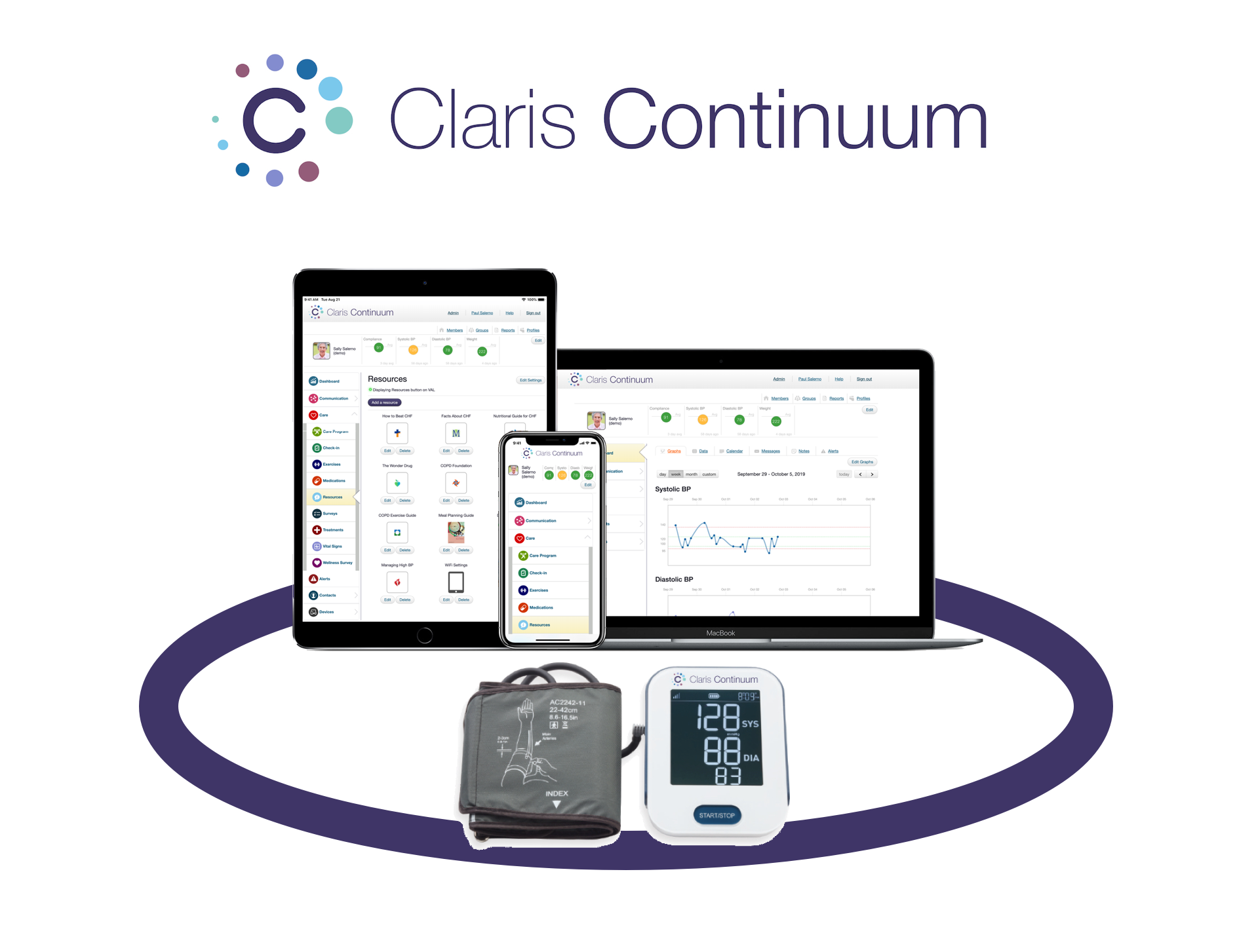 Claris Continuum Blood Pressure Monitoring Bundle
