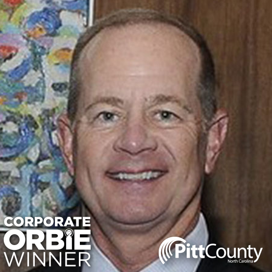 Corporate ORBIE Winner, Michael Taylor of Pitt County