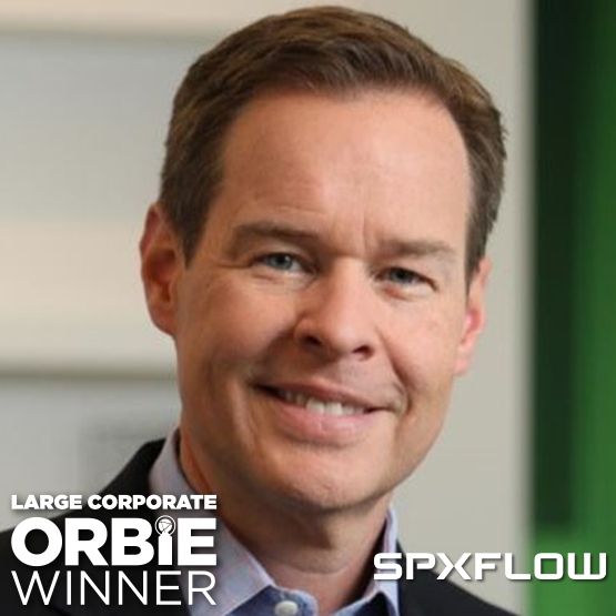 Large Corporate ORBIE Winner, Kevin Eamigh of SPX FLOW, Inc.