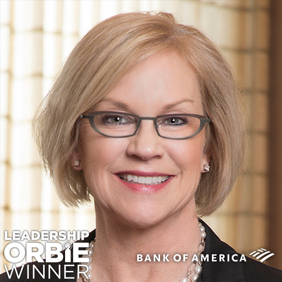 Leadership ORBIE Recipient, Cathy Bessant of Bank of America