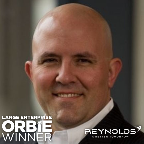 Large Enterprise ORBIE Winner, Aaron Gwinner of Reynolds American