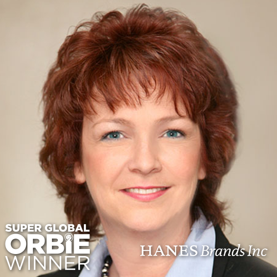 Super Global ORBIE Winner, Cynthia Miller of Hanesbrands