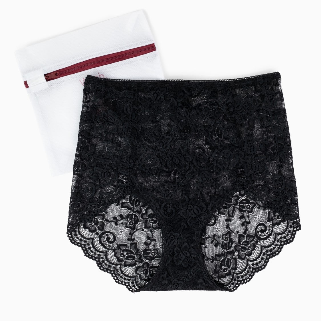 Her Highness Lace Brief in Onyx