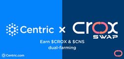 Thumb image for Centric Announces Partnership with Innovative DeFi Project CroxSwap