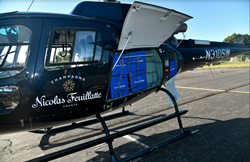 Champagne, Champagne Nicolas Feuillatte, Champagne Shortage, Montauk, Hamptons, Helicopter Delivery