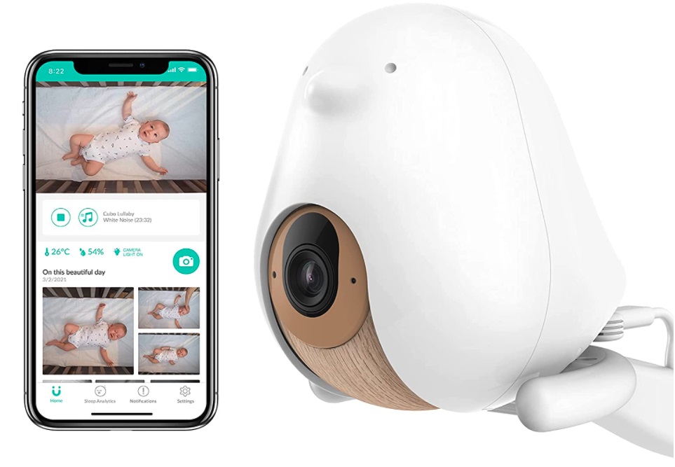 The Cubo is an artificial intelligence-powered baby monitor.
