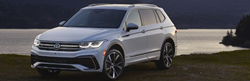 2022 Volkswagen Tiguan front and side profile