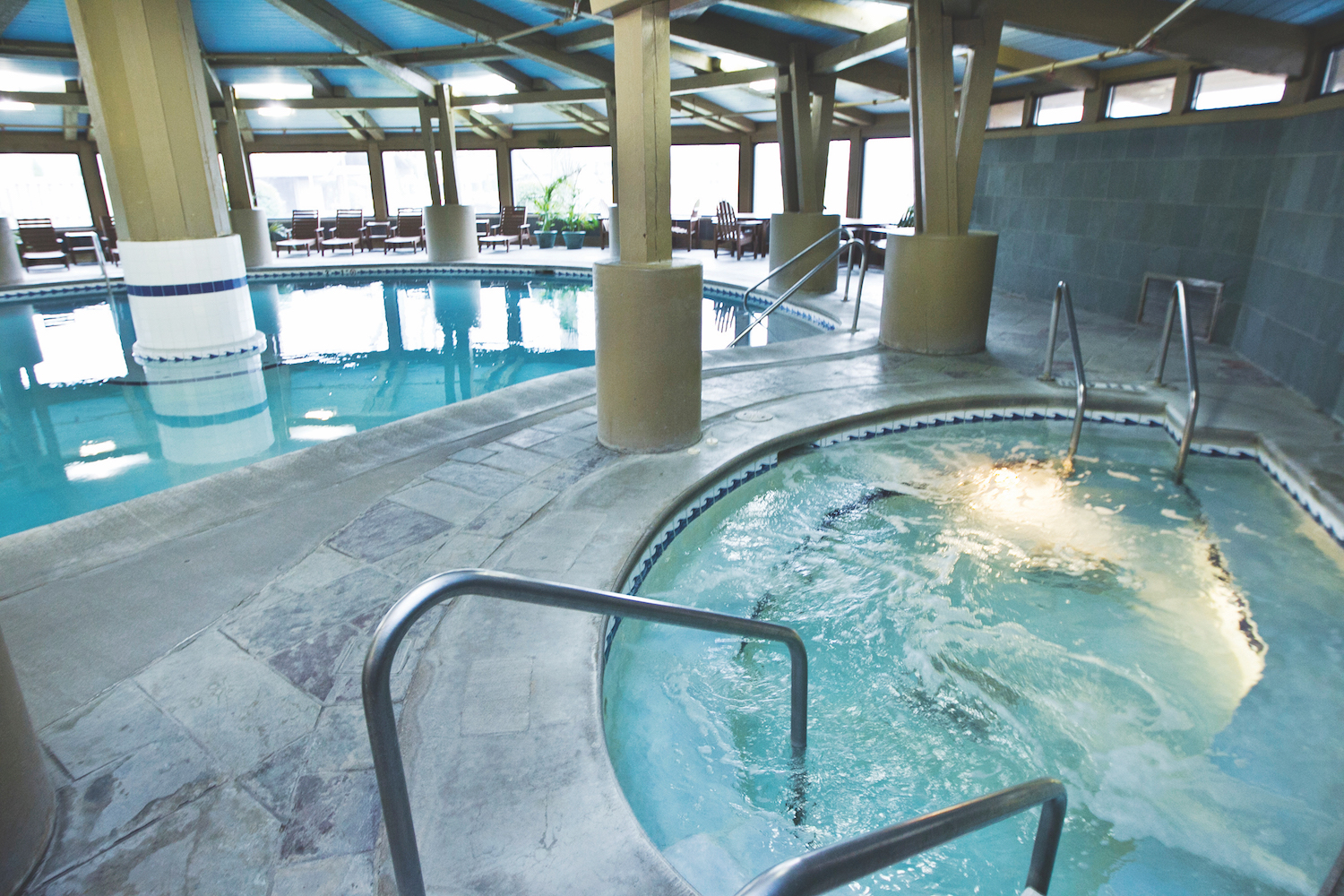 Indoor Pool and Hot Tub at Lake Lawn Resort