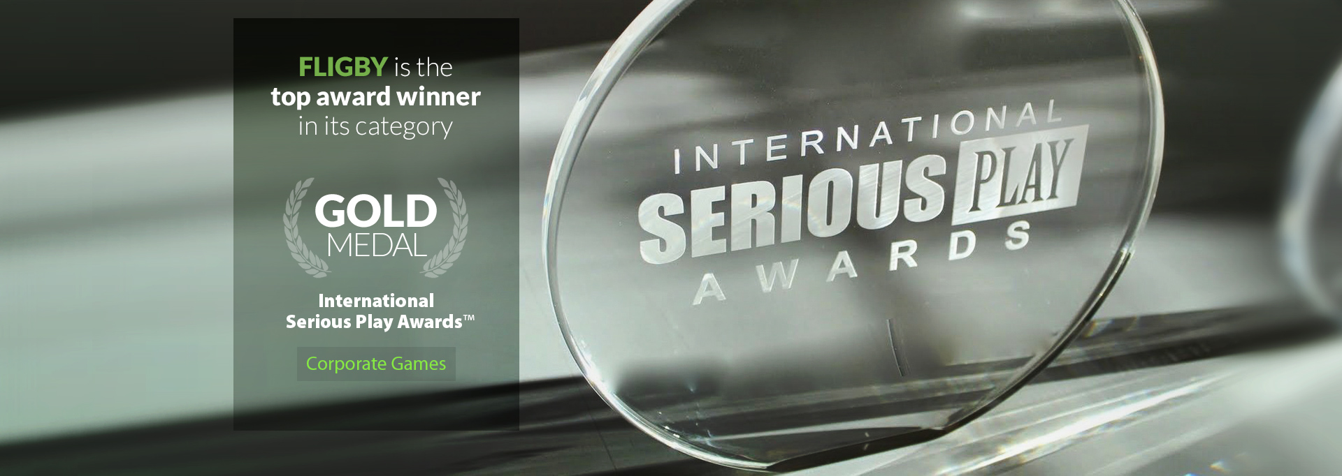 Gold Medal at International Serious Play Awards, 2012