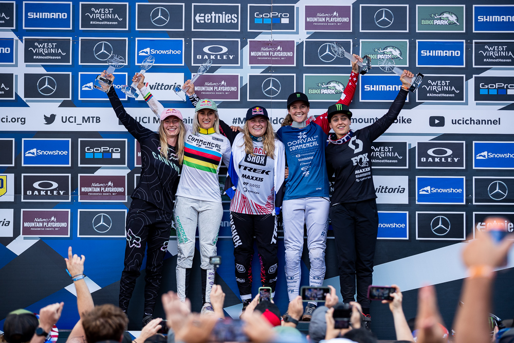 Monster Energy’s Marine Cabirou Takes 2nd at race and 4th overall; Camille Balanche Completes Race and Season in 3rd Place in the Final Races at UCI Downhill Mountain Bike World Cup Finals in Snowshoe