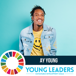 AY Young and UN SDG Goals circle.