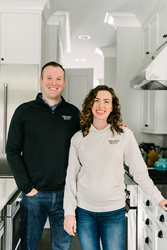 Photo of  Square Root co-founders Pat and Ellie O'Brien.