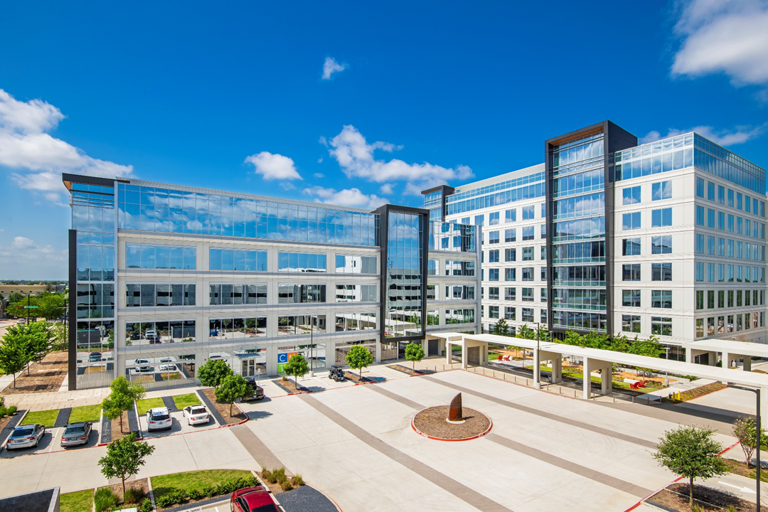 MD7 is leasing 25,000 square feet of office space on the 17-acre Watters Creek campus, which has two more build-to-suit opportunities available. (Courtesy of AEDC.)