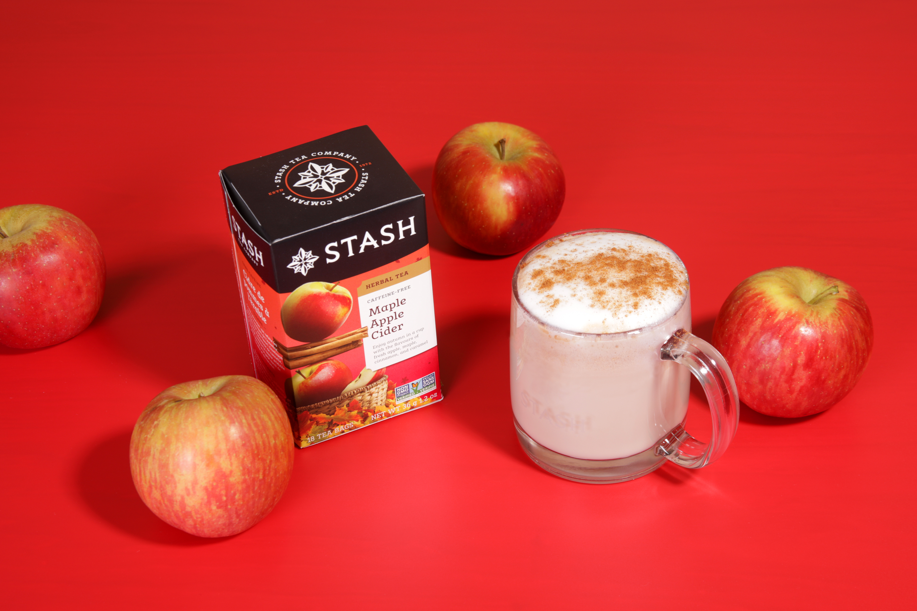 Have a taste of Autumn with this tea-rrific Stash Tea recipe for Maple Apple Cider.