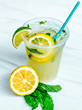 Axum Coffee's hand-crafted coconut mojito lemonade, able to be served on tap as a delicious, refreshing beverage.