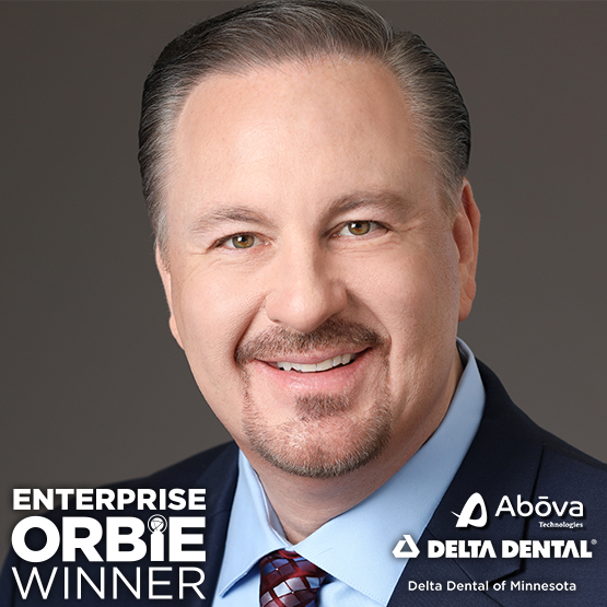 Enterprise ORBIE Winner, Mike McGuire of Delta Dental of MN & Abōva Technologies