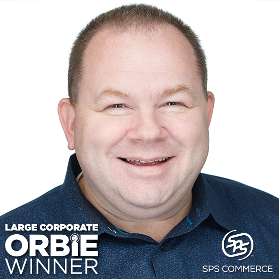 Large Corporate ORBIE Winner, Jamie Thingelstad of SPS Commerce