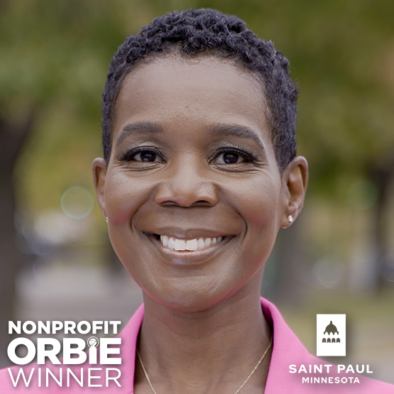 Nonprofit/Public Sector ORBIE Winner, Sharon Kennedy Vickers of City of Saint Paul