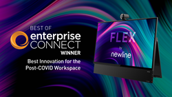 Newline Flex wins Best of Enterprise Connect in the Best Innovation for the Post-COVID Workspace category