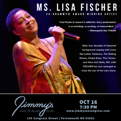 Lisa Fischer at Jimmy's Jazz & Blues Club