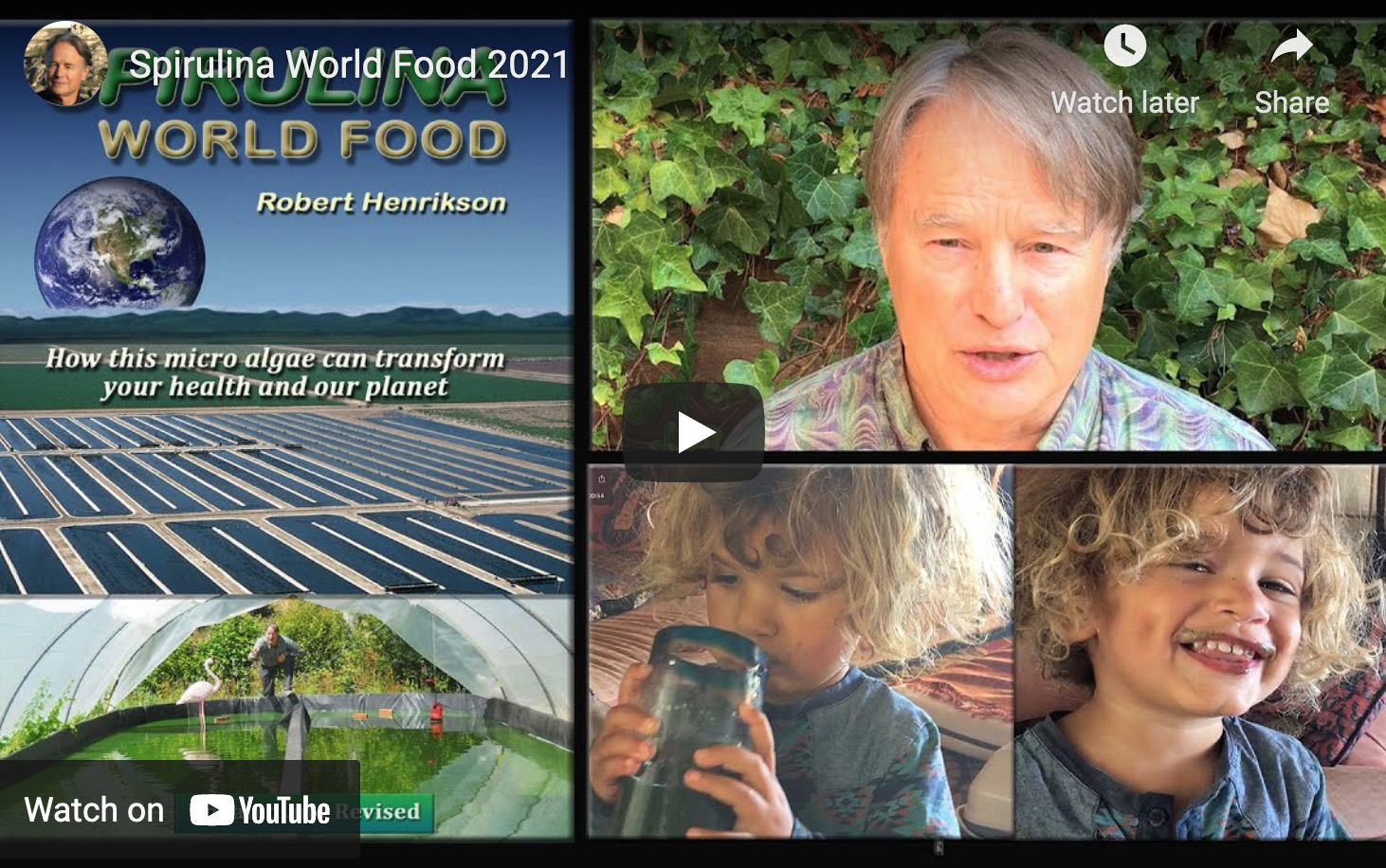 Spirulina World Food Video Trailer