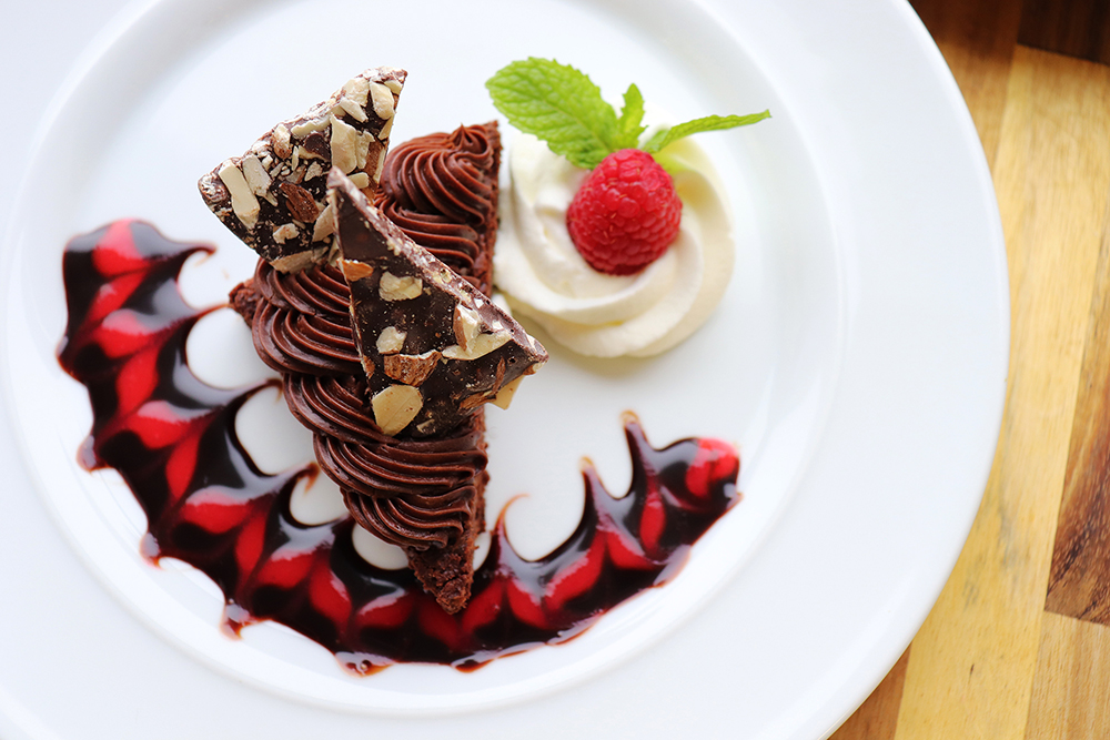 A delicious brownie dessert from Culinary Services Group.