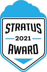 Logo of cloud for 2021 Stratus Awards