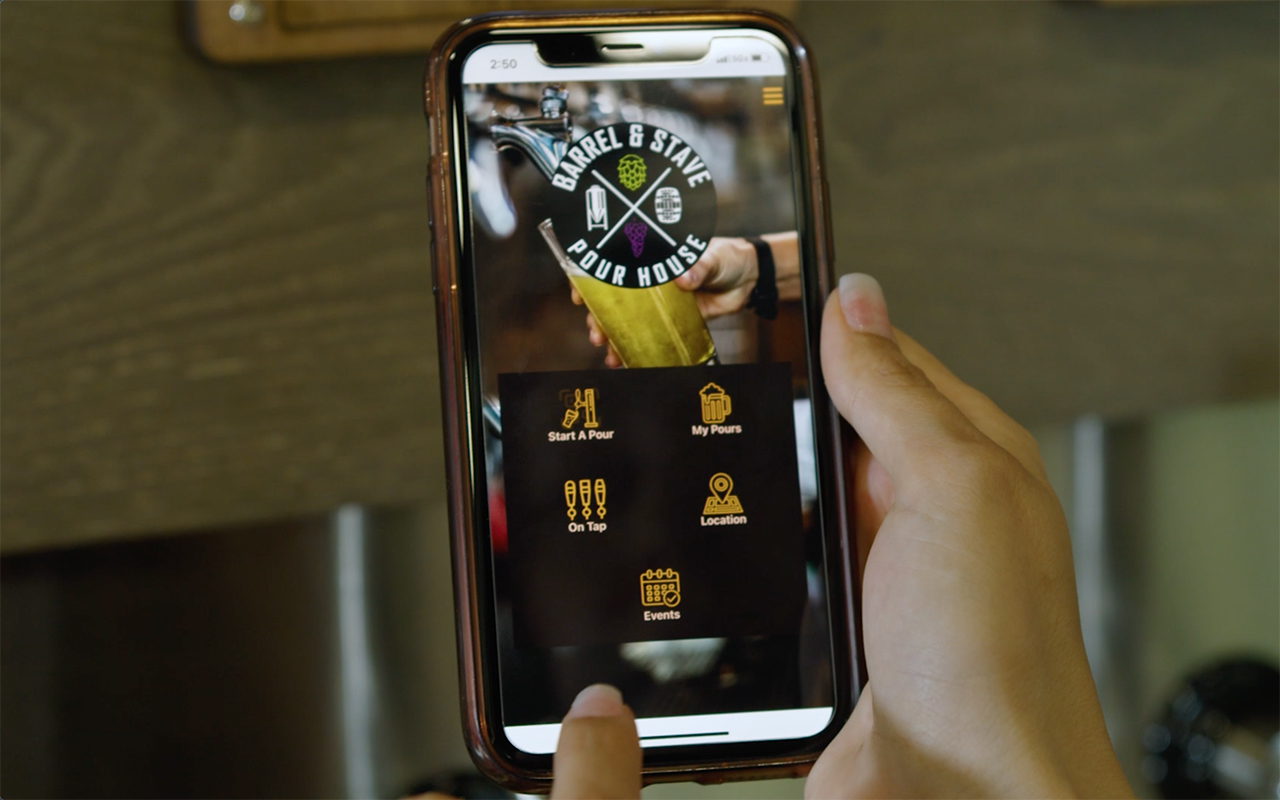 New mobile app designed to enhance the self-pour experience for patrons and operators