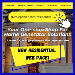 Thumb image for Duthie Power Services Debuts a new Residential Webpage for Home Generators