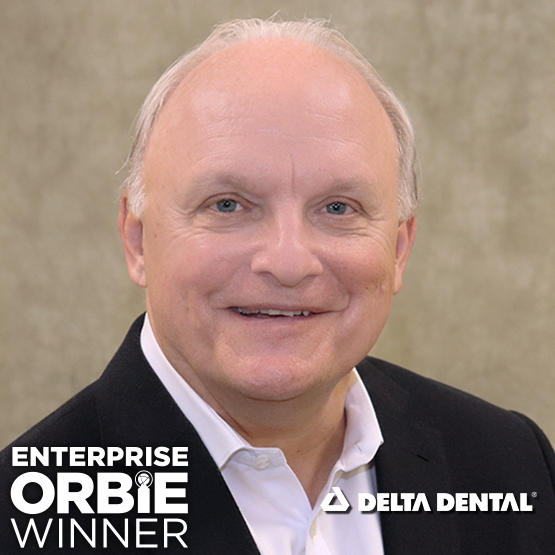 Enterprise ORBIE Winner, Mark Baughman of Delta Dental of Michigan