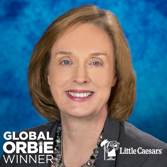 Global ORBIE Winner, Anita Klopfenstein of Little Caesars Enterprise