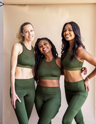 women wearing OYA brand leggings and crop tops