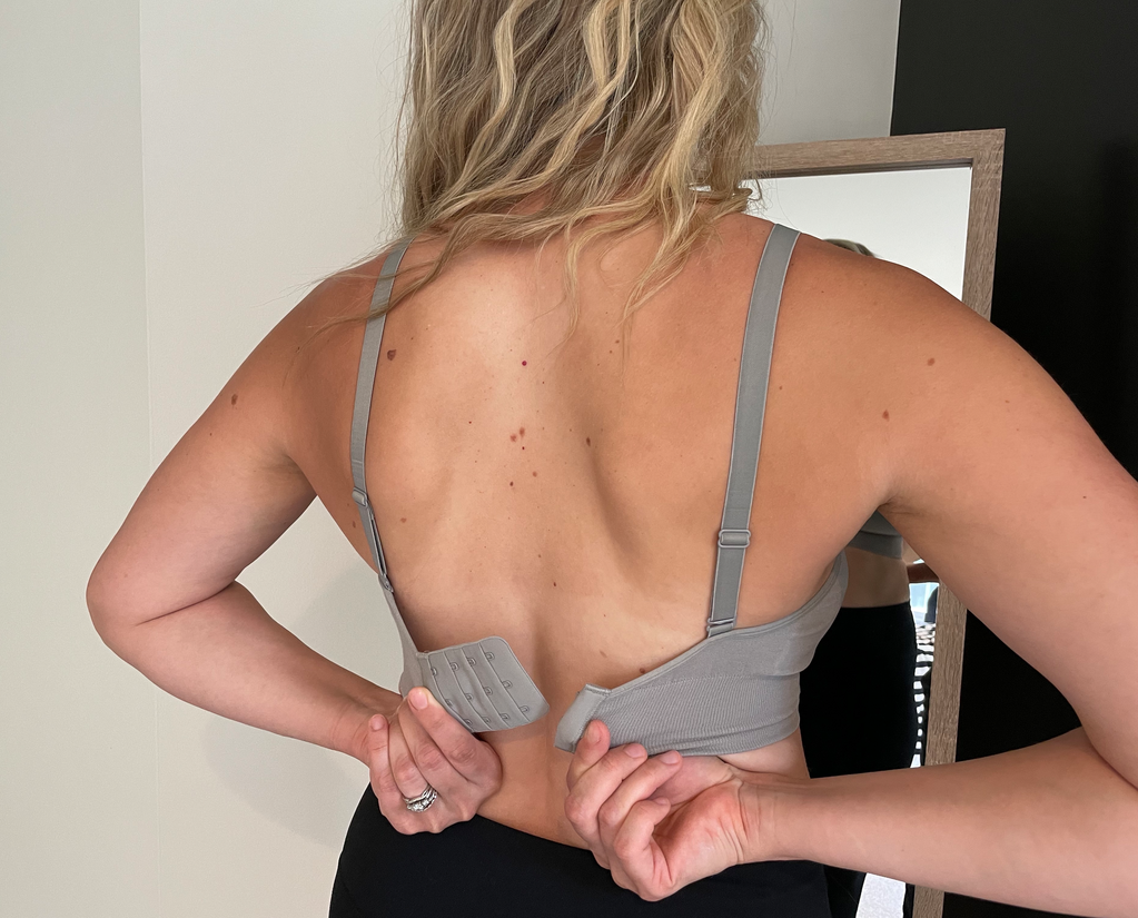 Back of Bamboobies' first non-nursing bra