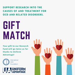 Uniform Advantage matching gift to benefit the International OCD Foundation