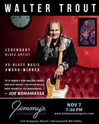 Walter Trout at Jimmy's Jazz & Blues Club