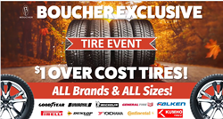 Boucher Exclusive Tire Event banner