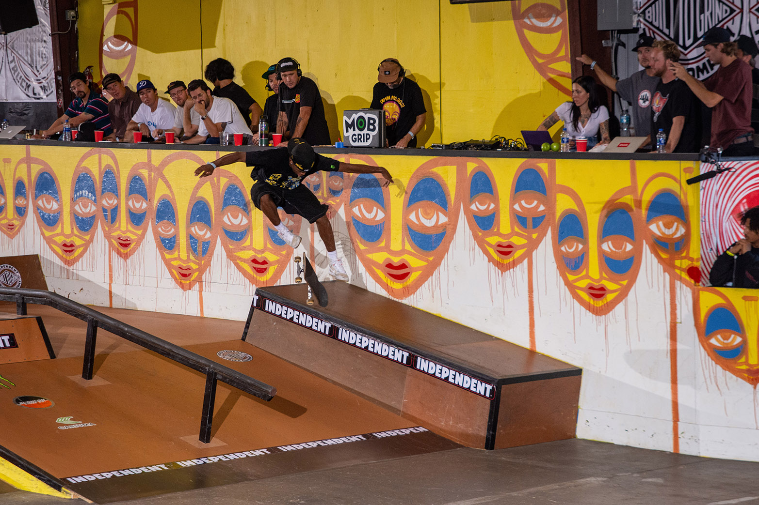 Monster Energy's Gabriel Fortunato Competed at the Tampa Pro Skateboarding Contest.