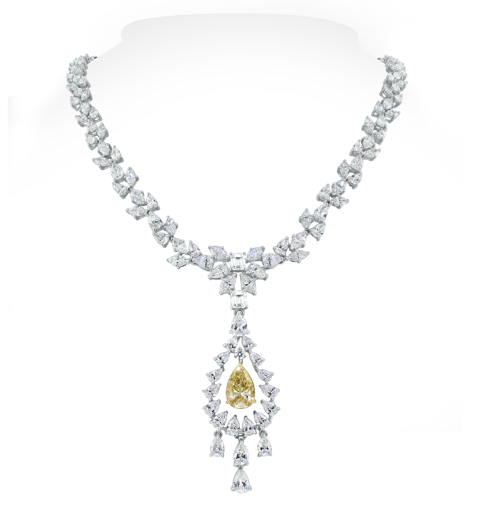 Amaya Diamond Necklace by Beauvince Jewelry