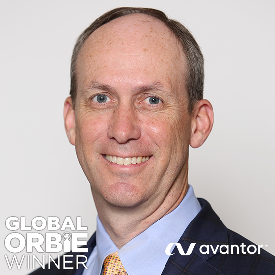 Global ORBIE Winner, Mike Wondrasch of Avantor