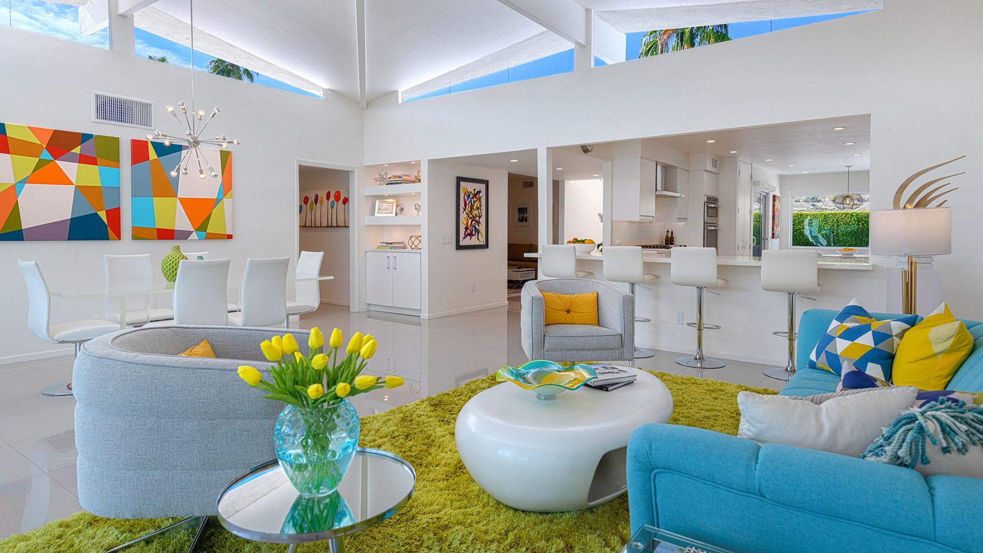 Modernism Week 2022/Canyon View Estates Great Room H3K Home+Design/Ketchum Photography