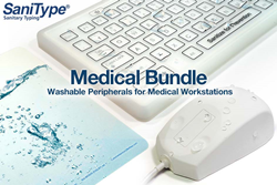 All-in-One Medical Computer Keyboard and Mouse Solution