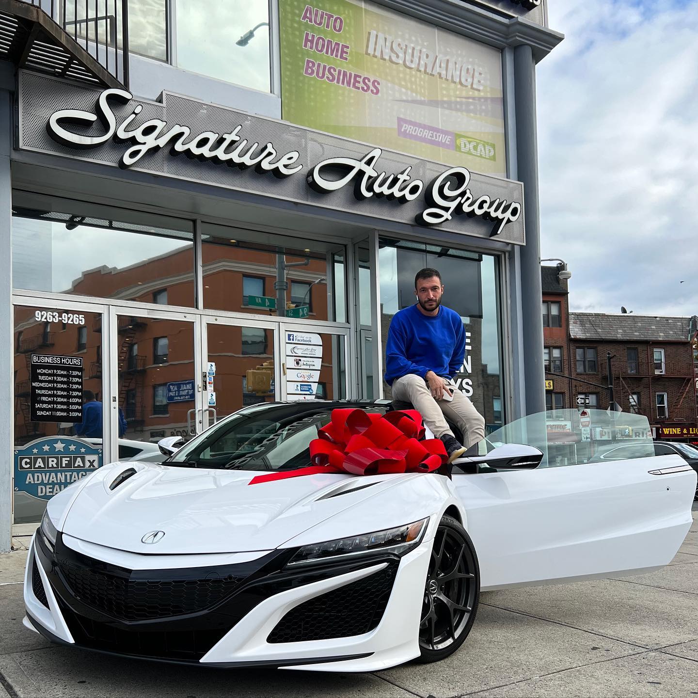 Acura NSX At The Signature Auto Group New York Office
